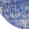 image:imageNourison Home Whimsicle Blue Ivory 6 x 9 Area Rug Artistic Contemporary EasyCleaning NonShedding Bed Room Living Room Dining Room KitchenBlueIvory