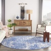 image:imageNourison Home Whimsicle Blue Ivory 6 x 9 Area Rug Artistic Contemporary EasyCleaning NonShedding Bed Room Living Room Dining Room KitchenBlueIvory