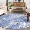 image:imageNourison Home Whimsicle Blue Ivory 6 x 9 Area Rug Artistic Contemporary EasyCleaning NonShedding Bed Room Living Room Dining Room KitchenBlueIvory