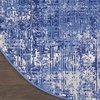 image:imageNourison Home Whimsicle Blue Ivory 6 x 9 Area Rug Artistic Contemporary EasyCleaning NonShedding Bed Room Living Room Dining Room KitchenBlueIvory