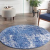 image:imageNourison Home Whimsicle Blue Ivory 6 x 9 Area Rug Artistic Contemporary EasyCleaning NonShedding Bed Room Living Room Dining Room KitchenBlueIvory