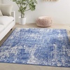 image:imageNourison Home Whimsicle Blue Ivory 6 x 9 Area Rug Artistic Contemporary EasyCleaning NonShedding Bed Room Living Room Dining Room KitchenBlueIvory