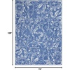 image:imageNourison Home Whimsicle Grey 5 x 7 Area Rug  Easy Clean Non Shedding Bed Room Living Room Dining Room Kitchen 5 x 7Blue
