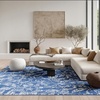 image:imageNourison Home Whimsicle Grey 5 x 7 Area Rug  Easy Clean Non Shedding Bed Room Living Room Dining Room Kitchen 5 x 7Blue