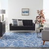 image:imageNourison Home Whimsicle Grey 5 x 7 Area Rug  Easy Clean Non Shedding Bed Room Living Room Dining Room Kitchen 5 x 7Blue