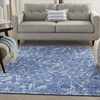 image:imageNourison Home Whimsicle Grey 5 x 7 Area Rug  Easy Clean Non Shedding Bed Room Living Room Dining Room Kitchen 5 x 7Blue