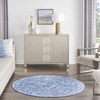 image:imageNourison Home Whimsicle Grey 5 x 7 Area Rug  Easy Clean Non Shedding Bed Room Living Room Dining Room Kitchen 5 x 7Blue
