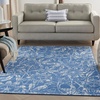 image:imageNourison Home Whimsicle Grey 5 x 7 Area Rug  Easy Clean Non Shedding Bed Room Living Room Dining Room Kitchen 5 x 7Blue