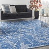 image:imageNourison Home Whimsicle Grey 5 x 7 Area Rug  Easy Clean Non Shedding Bed Room Living Room Dining Room Kitchen 5 x 7Blue