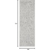 image:imageNourison Home Whimsicle Grey 5 x 7 Area Rug  Easy Clean Non Shedding Bed Room Living Room Dining Room Kitchen 5 x 7Grey