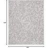 image:imageNourison Home Whimsicle Grey 5 x 7 Area Rug  Easy Clean Non Shedding Bed Room Living Room Dining Room Kitchen 5 x 7Grey