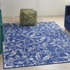 image:imageNourison Home Whimsicle Grey 5 x 7 Area Rug  Easy Clean Non Shedding Bed Room Living Room Dining Room Kitchen 5 x 7Navy