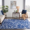 image:imageNourison Home Whimsicle Grey 5 x 7 Area Rug  Easy Clean Non Shedding Bed Room Living Room Dining Room Kitchen 5 x 7Navy