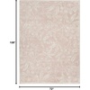 image:imageNourison Home Whimsicle Grey 5 x 7 Area Rug  Easy Clean Non Shedding Bed Room Living Room Dining Room Kitchen 5 x 7Pink