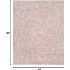 image:imageNourison Home Whimsicle Grey 5 x 7 Area Rug  Easy Clean Non Shedding Bed Room Living Room Dining Room Kitchen 5 x 7Pink