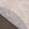 image:imageNourison Home Whimsicle Grey 5 x 7 Area Rug  Easy Clean Non Shedding Bed Room Living Room Dining Room Kitchen 5 x 7Pink