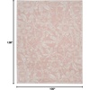 image:imageNourison Home Whimsicle Grey 5 x 7 Area Rug  Easy Clean Non Shedding Bed Room Living Room Dining Room Kitchen 5 x 7Pink
