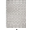 image:imageNourison Home Whimsicle Ivory 3 x 5 Area Rug  Easy Clean Non Shedding Bed Room Living Room Dining Room Kitchen 3 x 5Grey