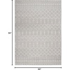 image:imageNourison Home Whimsicle Ivory 3 x 5 Area Rug  Easy Clean Non Shedding Bed Room Living Room Dining Room Kitchen 3 x 5Grey