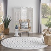 image:imageNourison Home Whimsicle Ivory 3 x 5 Area Rug  Easy Clean Non Shedding Bed Room Living Room Dining Room Kitchen 3 x 5Ivory