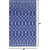 image:imageNourison Home Whimsicle Ivory 3 x 5 Area Rug  Easy Clean Non Shedding Bed Room Living Room Dining Room Kitchen 3 x 5Navy