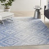 image:imageNourison Home Whimsicle Ivory Blue 2 x 3 Area Rug  Easy Clean Non Shedding Bed Room Living Room Dining Room Kitchen 2 x 3Ivory Blue