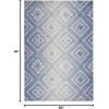 image:imageNourison Home Whimsicle Ivory Blue 2 x 3 Area Rug  Easy Clean Non Shedding Bed Room Living Room Dining Room Kitchen 2 x 3Ivory Blue