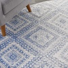 image:imageNourison Home Whimsicle Ivory Blue 2 x 3 Area Rug  Easy Clean Non Shedding Bed Room Living Room Dining Room Kitchen 2 x 3Ivory Blue