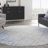 image:imageNourison Home Whimsicle Ivory Blue 2 x 3 Area Rug  Easy Clean Non Shedding Bed Room Living Room Dining Room Kitchen 2 x 3Ivory Blue