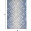 image:imageNourison Home Whimsicle Ivory Blue 2 x 3 Area Rug  Easy Clean Non Shedding Bed Room Living Room Dining Room Kitchen 2 x 3Ivory Blue