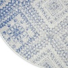 image:imageNourison Home Whimsicle Ivory Blue 2 x 3 Area Rug  Easy Clean Non Shedding Bed Room Living Room Dining Room Kitchen 2 x 3Ivory Blue