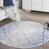image:imageNourison Home Whimsicle Ivory Blue 2 x 3 Area Rug  Easy Clean Non Shedding Bed Room Living Room Dining Room Kitchen 2 x 3Ivory Blue