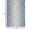 image:imageNourison Home Whimsicle Ivory Blue 2 x 3 Area Rug  Easy Clean Non Shedding Bed Room Living Room Dining Room Kitchen 2 x 3Ivory Blue