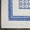 image:imageNourison Home Whimsicle Ivory Blue 5 x 7 Area Rug  Easy Clean Non Shedding Bed Room Living Room Dining Room Kitchen 5 x 7Ivory Blue