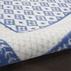 image:imageNourison Home Whimsicle Ivory Blue 5 x 7 Area Rug  Easy Clean Non Shedding Bed Room Living Room Dining Room Kitchen 5 x 7Ivory Blue