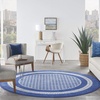 image:imageNourison Home Whimsicle Ivory Blue 5 x 7 Area Rug  Easy Clean Non Shedding Bed Room Living Room Dining Room Kitchen 5 x 7Navy