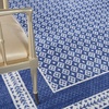 image:imageNourison Home Whimsicle Ivory Blue 5 x 7 Area Rug  Easy Clean Non Shedding Bed Room Living Room Dining Room Kitchen 5 x 7Navy