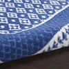 image:imageNourison Home Whimsicle Ivory Blue 5 x 7 Area Rug  Easy Clean Non Shedding Bed Room Living Room Dining Room Kitchen 5 x 7Navy