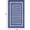 image:imageNourison Home Whimsicle Ivory Blue 5 x 7 Area Rug  Easy Clean Non Shedding Bed Room Living Room Dining Room Kitchen 5 x 7Navy