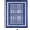 image:imageNourison Home Whimsicle Ivory Blue 5 x 7 Area Rug  Easy Clean Non Shedding Bed Room Living Room Dining Room Kitchen 5 x 7Navy