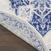 image:imageNourison Home Whimsicle Ivory Blue 8 x Round Area Rug  Easy Clean Non Shedding Bed Room Living Room Dining Room Kitchen 8 x Round