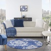 image:imageNourison Home Whimsicle Ivory Navy 3 x 5 Area Rug  Easy Clean Non Shedding Bed Room Living Room Dining Room Kitchen 3 x 5NavyIvory