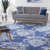 image:imageNourison Home Whimsicle Ivory Navy 3 x 5 Area Rug  Easy Clean Non Shedding Bed Room Living Room Dining Room Kitchen 3 x 5NavyIvory