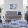 image:imageNourison Home Whimsicle Ivory Navy 3 x 5 Area Rug  Easy Clean Non Shedding Bed Room Living Room Dining Room Kitchen 3 x 5NavyIvory
