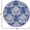 image:imageNourison Home Whimsicle Ivory Navy 3 x 5 Area Rug  Easy Clean Non Shedding Bed Room Living Room Dining Room Kitchen 3 x 5NavyIvory