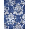 image:imageNourison Home Whimsicle Ivory Navy 3 x 5 Area Rug  Easy Clean Non Shedding Bed Room Living Room Dining Room Kitchen 3 x 5NavyIvory