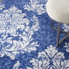 image:imageNourison Home Whimsicle Ivory Navy 3 x 5 Area Rug  Easy Clean Non Shedding Bed Room Living Room Dining Room Kitchen 3 x 5NavyIvory