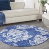 image:imageNourison Home Whimsicle Ivory Navy 3 x 5 Area Rug  Easy Clean Non Shedding Bed Room Living Room Dining Room Kitchen 3 x 5NavyIvory