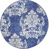 image:imageNourison Home Whimsicle Ivory Navy 3 x 5 Area Rug  Easy Clean Non Shedding Bed Room Living Room Dining Room Kitchen 3 x 5NavyIvory