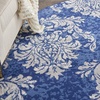 image:imageNourison Home Whimsicle Ivory Navy 3 x 5 Area Rug  Easy Clean Non Shedding Bed Room Living Room Dining Room Kitchen 3 x 5NavyIvory